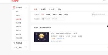 头条号视频领域分类设置,探索头条号分类设置背后的奥秘